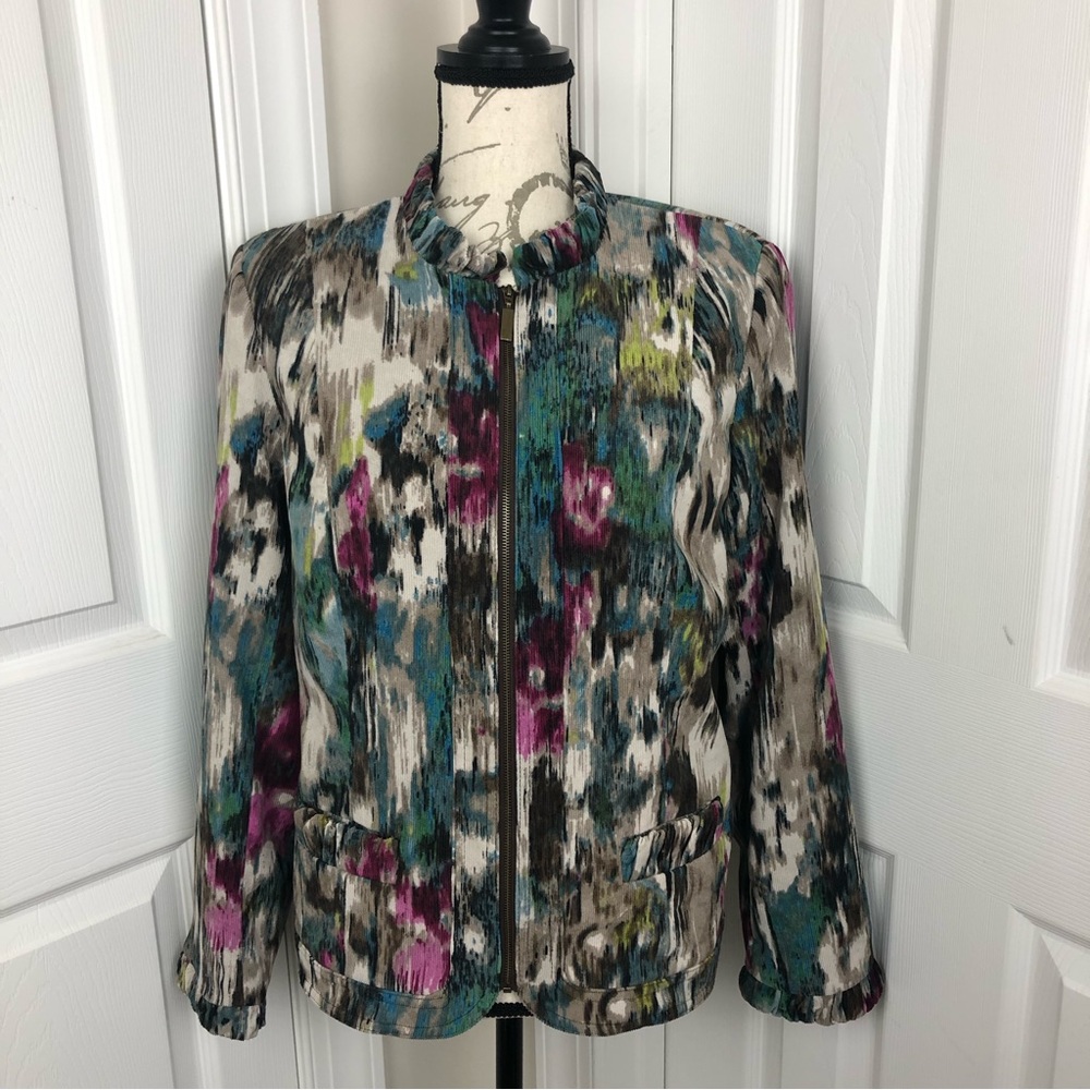 Soft Fine Ribbed Corduroy Jacket Size Medium